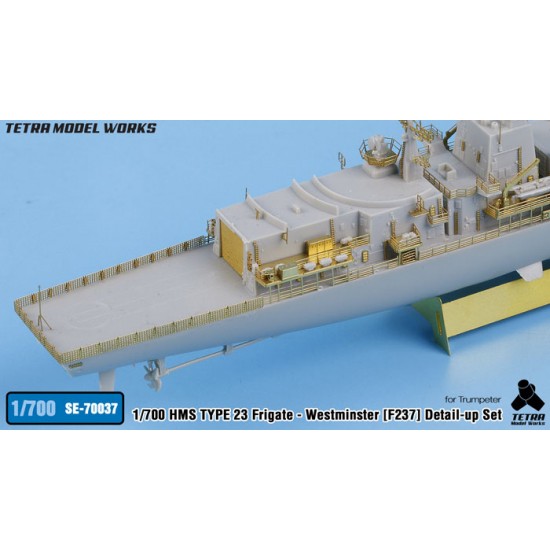 1/700 HMS TYPE 23 Frigate Westminster F237 Detail-up Set for Trumpeter kits