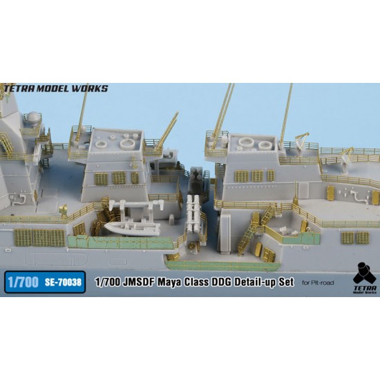 1/700 JMSDF Maya Class DDG Detail-up Set for Pit-road kits