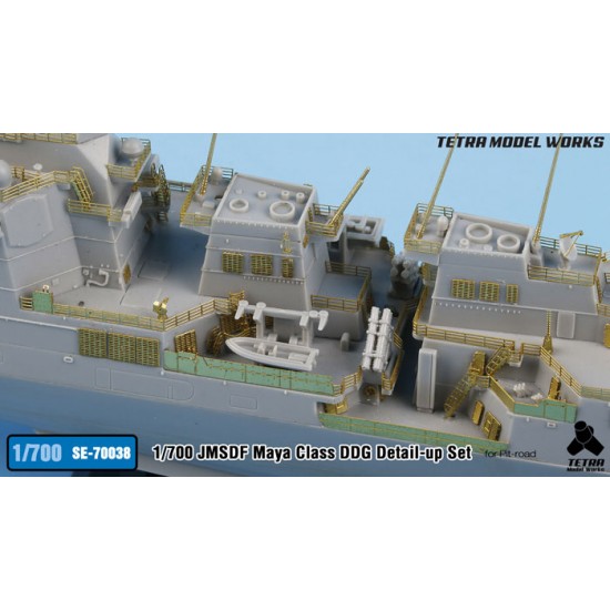 1/700 JMSDF Maya Class DDG Detail-up Set for Pit-road kits