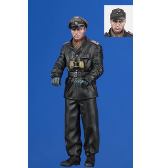 1/35 WWII Waffen SS Panzer Commander (with optional heagear)