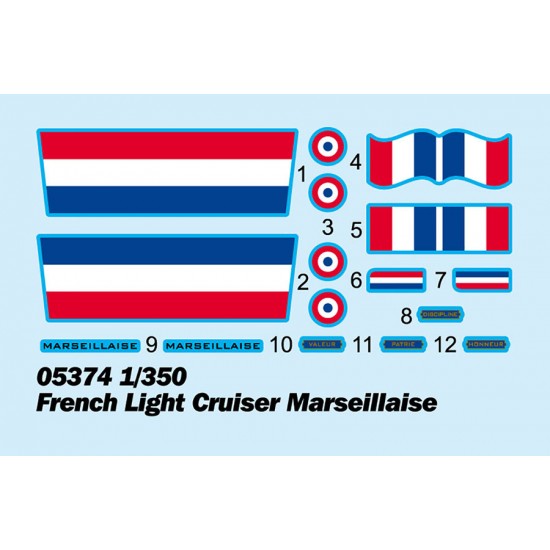 1/350 French Light Cruiser Marseillaise