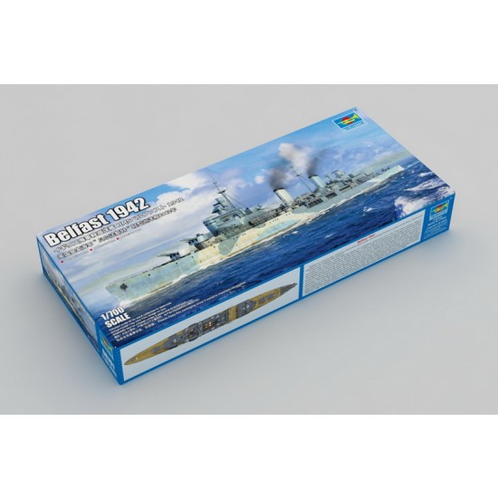 1/700 HMS Belfast 1942 Town-class Light Cruiser