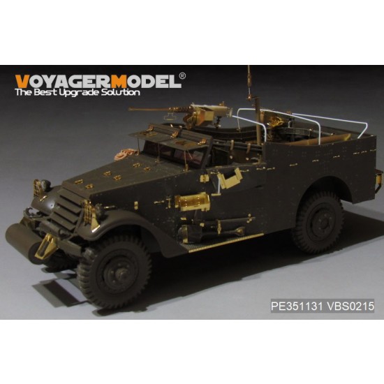 1/35 WWII US M3A1 White Scout Car Early Basic Detail Set for Tamiya kit #35363