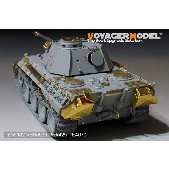 1/35 WWII German Panther D Tank Early Version Basic Detail Set for Takom Model #2103