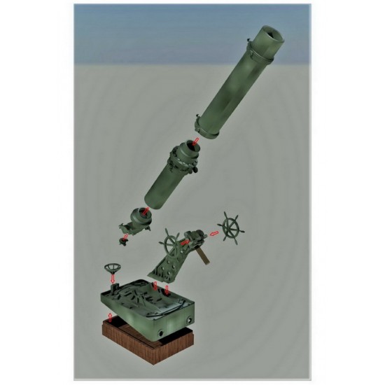 1/35 400mm Heavy Trench Mortar