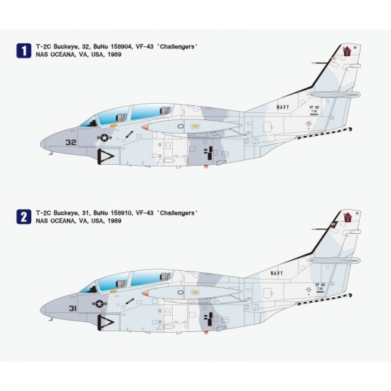 1/72 North American T-2C Buckeye TOP GUN