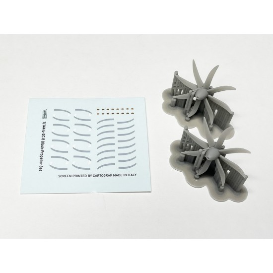 1/144 E-2C Hawkeye 8 Blade Propeller set for Revell/Academy kits