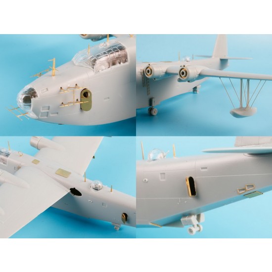 1/144 Kawanishi H8K Type 2 Flying Boat Update PE set for Micro Ace