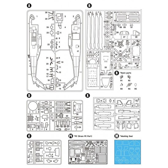 1/48 USN ASW SH-60B Seahawk HSL-51 Warlords Helicopter [Premium Edition]