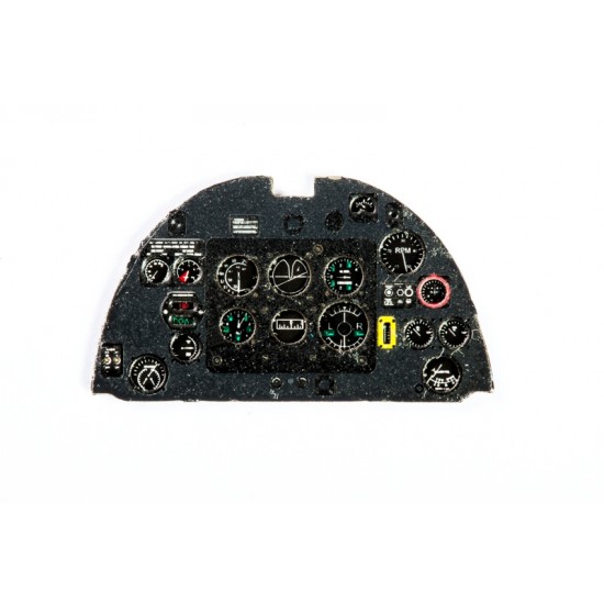 1/48 Spitfire Mk.VII / Mk.VIII / Early Mk.IX Instrument Panel for Eduard/ICM