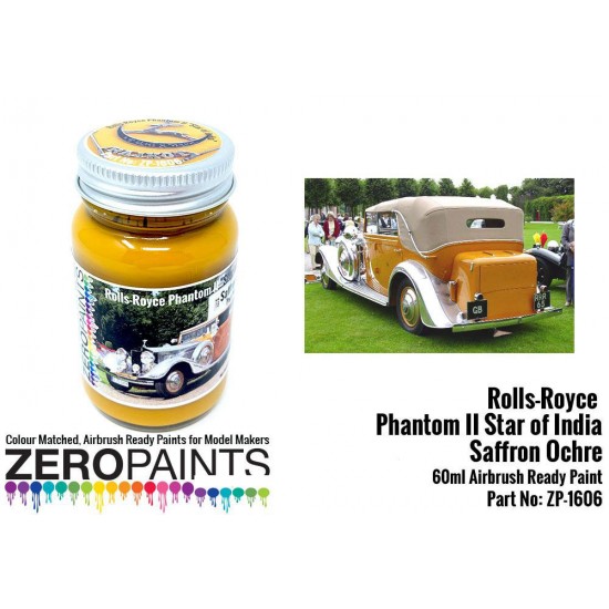 Rolls Royce Phantom II Star of India Saffron Ochre Paint (60ml)