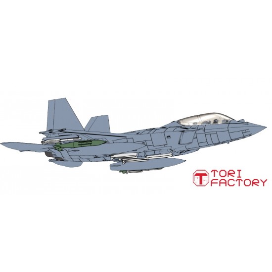 1/144 ROK AF KAI KF-21 Boramae Twin Seats Jet Fighter