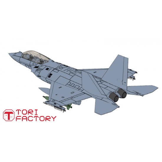 1/144 ROK AF KAI KF-21 Boramae Twin Seats Jet Fighter