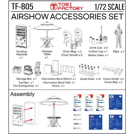 1/72 Airshow Accessories Set