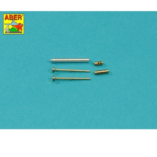 1/35 French AML-60-7 Armament 7.62mm MG Barrels (2pcs) & 90mm Mortar for Takom kits