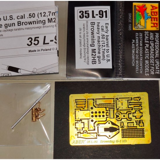 1/35 M2 Browning '50 in (12mm) Early Barrel