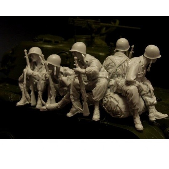 1/35 Korea War US Pershing Tank Riders Part.1 (5 figures)