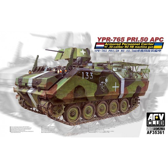 1/35 YPR-765 PRI.50 APC with .50-caliber M2 HB Machine Gun