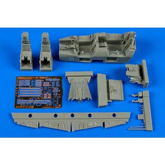 1/72 Grumman F-14D Super Tomcat Cockpit Set for Fujimi kits 