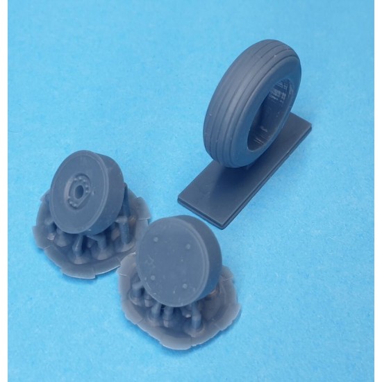 1/32 TBD Devastator Late Wheels and Tyres for Trumpeter kits