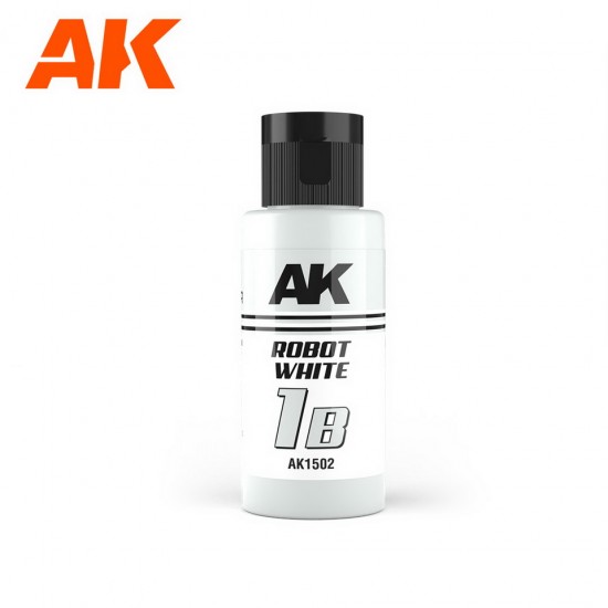 Acrylic Paint - Dual Exo 1B #Robot White (60ml) for Gunpla/Sci-Fi/Mecha/Robots