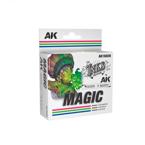 Acrylic Inks - Magic Colours Set (3x 30ml)