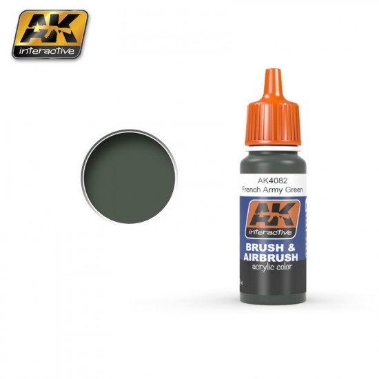 Acrylic Paint - French Army Green (17ml)