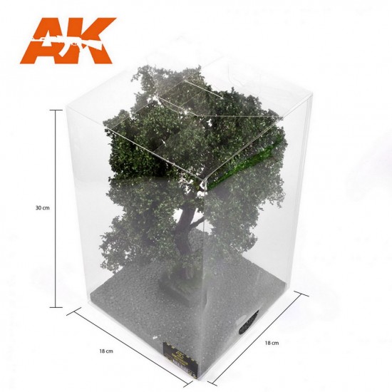 Oak Summer Tree for 1/35 / 1/32 / 54mm Scale Scene (height: 260-270mm approx.)