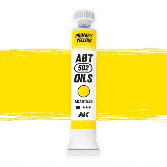 Oil Paint - Primary Yellow (20ml tube)