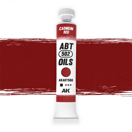 Oil Paint - Cadmium Red (20ml tube)