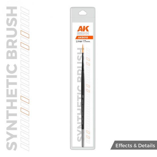 Synthetic Brush - Liner 17mm (for models and miniatures)