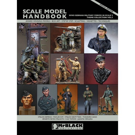 Scale Model Handbook: Theme Collection Vol.05 WWII German Military Forces in Scale 2