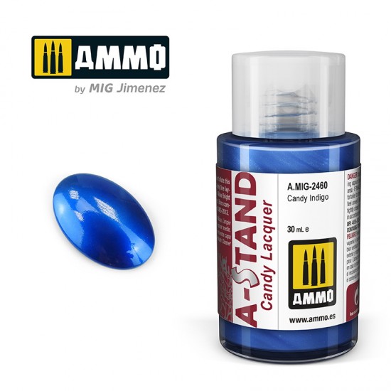 A-STAND Candy Lacquer - Cobalt Blue (30ml)