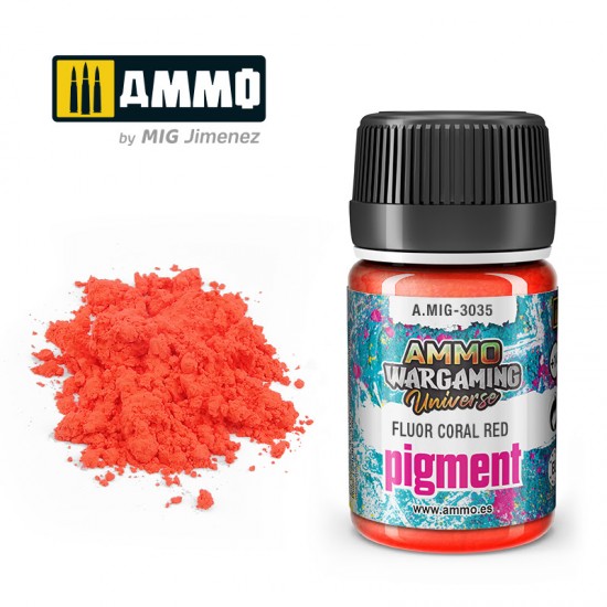 Ammo Wargaming Universe - Fluor Coral Red Pigment (35ml jar)