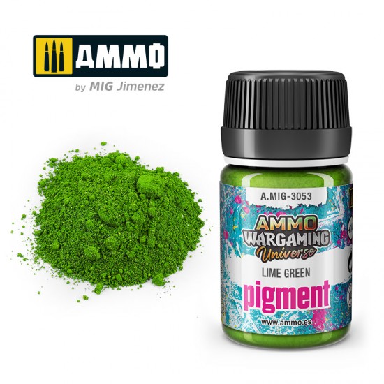 Ammo Wargaming Universe - Lime Green Pigment (35ml jar)