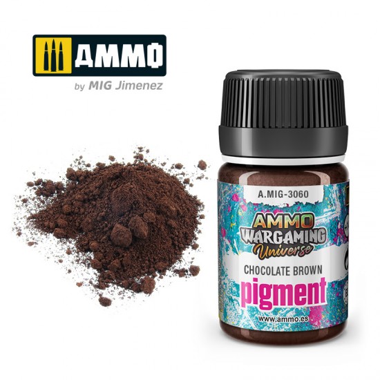 Ammo Wargaming Universe - Chocolate Brown Pigment (35ml jar)