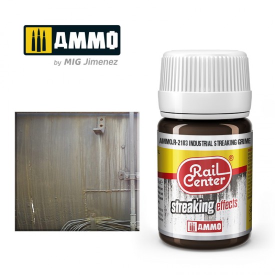 Streaking Effects for Railway - Rail Center #Industrial Streaking Grime (35ml)