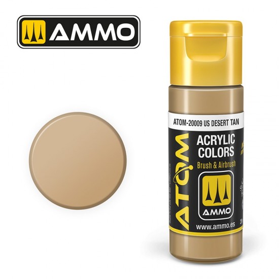 Acrylic Paint - ATOM Colour #US Desert Tan (20ml jar)