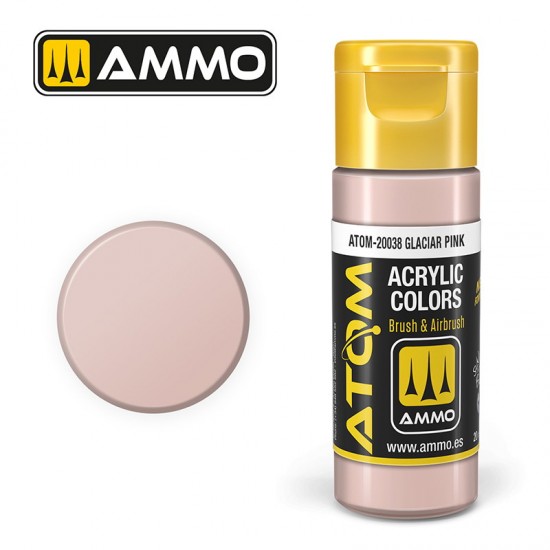 Acrylic Paint - ATOM Colour #Glacier Pink (20ml jar)