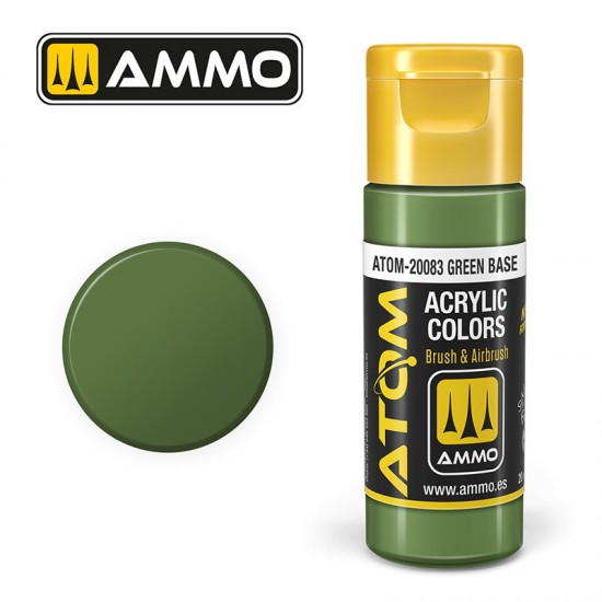 Acrylic Paint - ATOM Colour #Green Base (20ml jar)