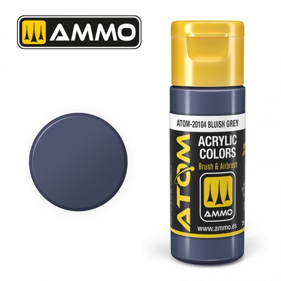 Acrylic Paint - ATOM Colour #Bluish Grey (20ml jar)