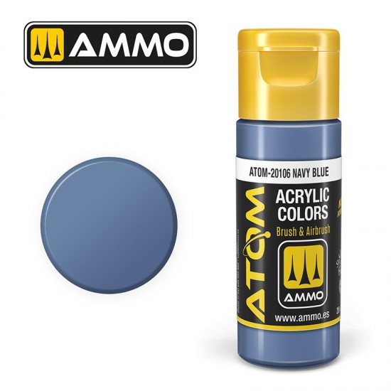 Acrylic Paint - ATOM Colour #Navy Blue (20ml jar)