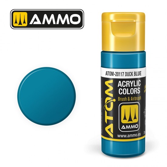 Acrylic Paint - ATOM Colour #Duck Blue (20ml jar)