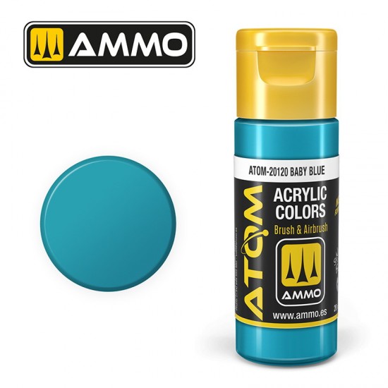 Acrylic Paint - ATOM Colour #Baby Blue (20ml jar)