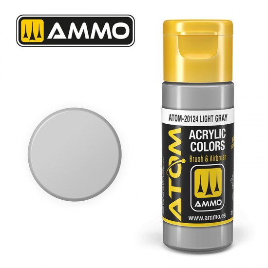 Acrylic Paint - ATOM Colour #Light Gray (20ml jar)