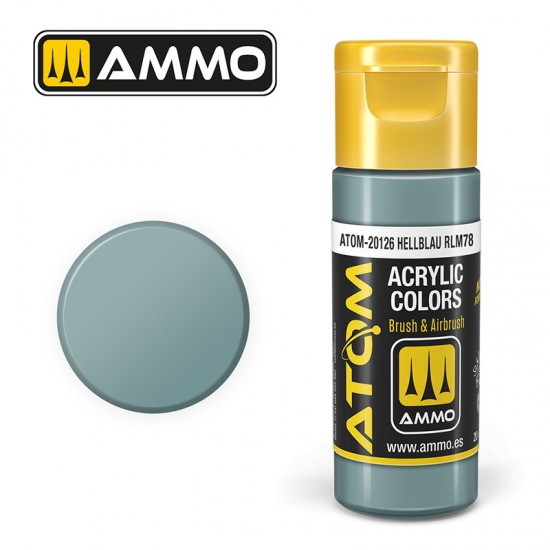 Acrylic Paint - ATOM Colour #Hellblau RLM78 (20ml jar)