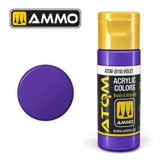 Acrylic Paint - ATOM Colour #Violet (20ml jar)