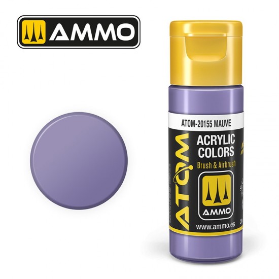 Acrylic Paint - ATOM Colour #Mauve (20ml jar)