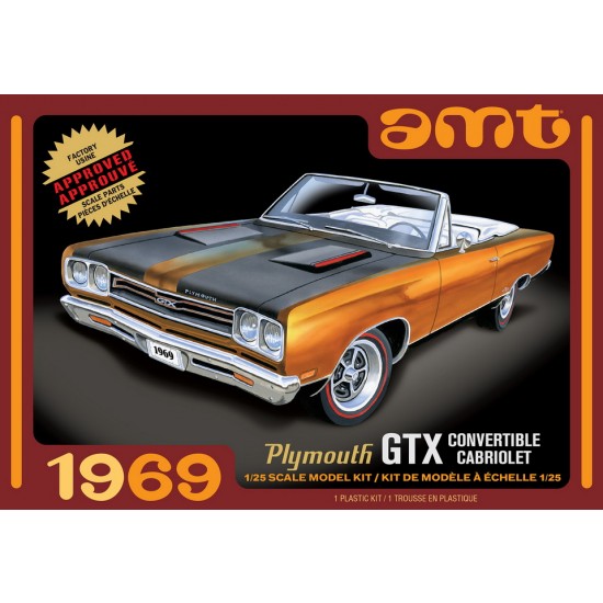 1/25 1969 Plymouth GTX Convertible Cabriolet