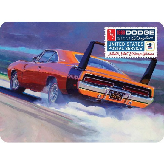 1/25 1969 Dodge Charger Daytona (USPS Stamp Series Collector Tin)